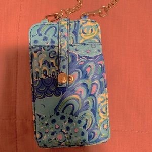 Lilly Pulitzer crossbody cell phone holder